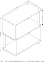 3-Tier Flexi Rack, Espresso