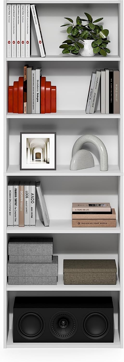 Reed Closet Organizers and Storage, 6-Tier Organizer, White