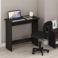 Simplistic 31-Inch Computer Desk, Small Office Desk, Black Espresso