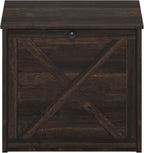 Peli Small Cat Litter Box Enclosure with Single Door, Ebony