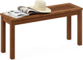 TIOMAN Outdoor Bench, Promo Backless Garden Bench, for Patio, Garden, Porch, 12 x 39 x 19, Natural