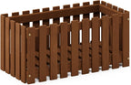 Outdoor Rectangular Planter Box, Natural