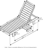 Tioman Slatted Hardwood Outdoor Sun Lounger, Light Wood