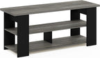 JAYA TV Stand, French Oak Grey/Black