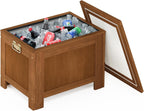 Hardwood Outdoor Cooler Storage, Porch