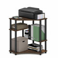 Turn-N-Tube Toolless Corner Baker Racks, Desk, Columbia Walnut