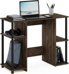 Jaya Computer Study Desk, Columbia Walnut/Black