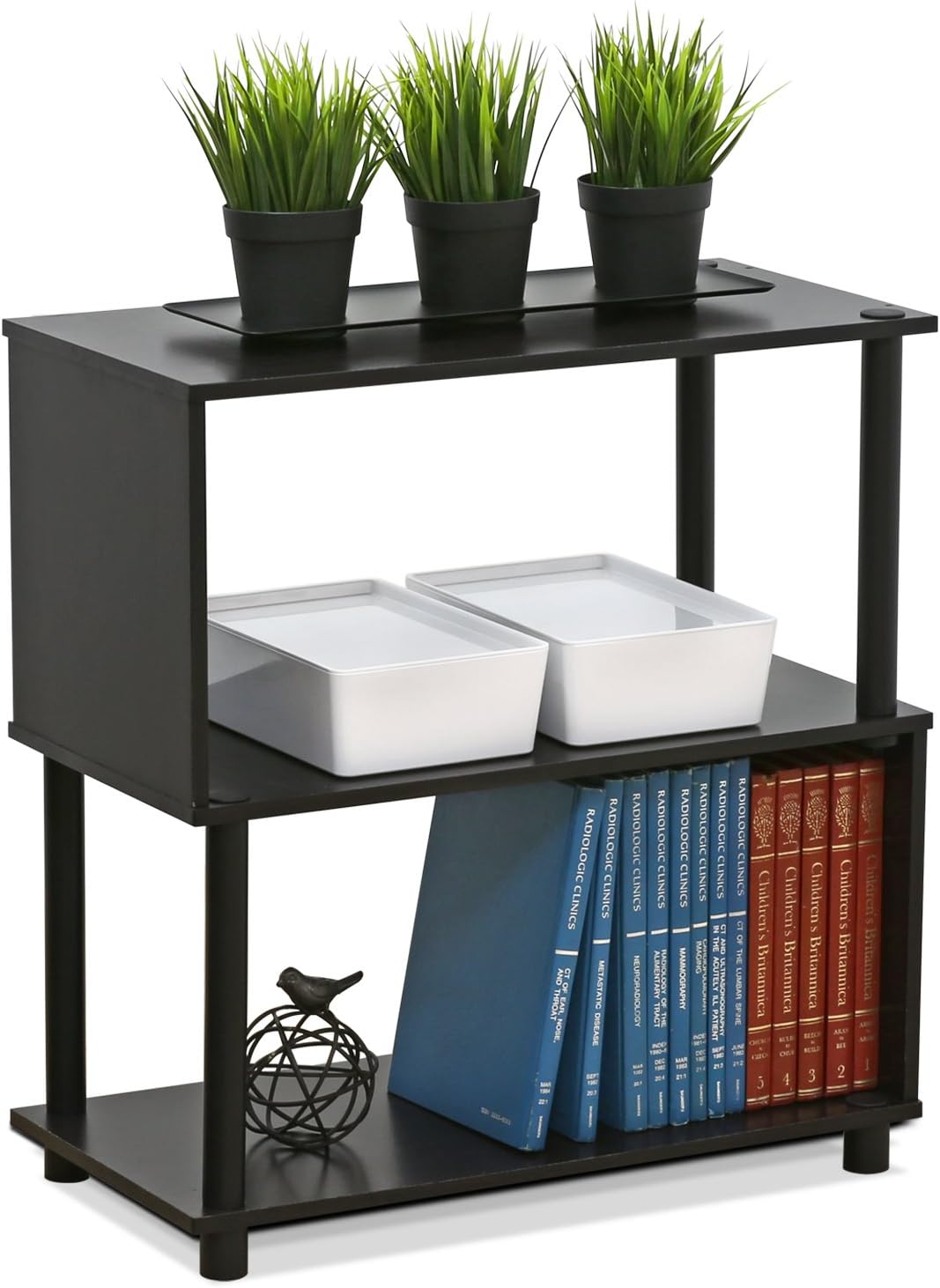3-Tier Flexi Rack, Espresso