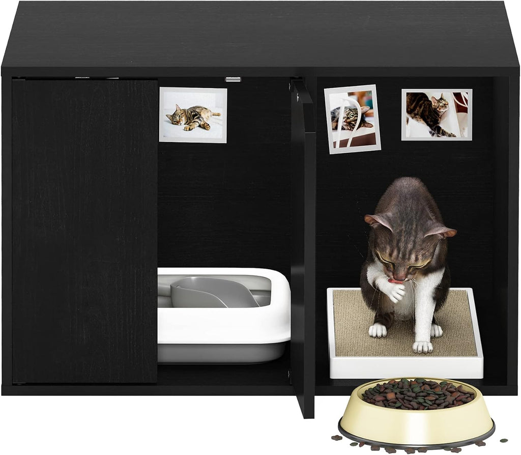 PELI 24" Wide Cat Litter Box Enclosure, Americano