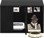 PELI 24" Wide Cat Litter Box Enclosure, Americano