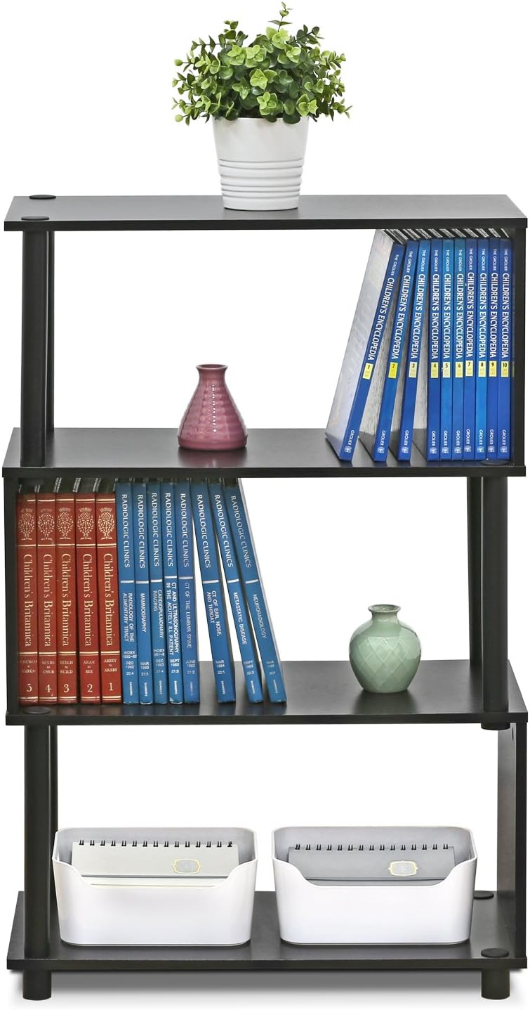 4-Tier Flexi Rack, Espresso
