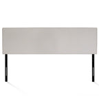 Roanne Headboard King Size, Tufted Upholstered Wooden Headboard, Bed Frame Mount Head Board, Easy Assembly, for Bedroom, Dorm, Light Grey