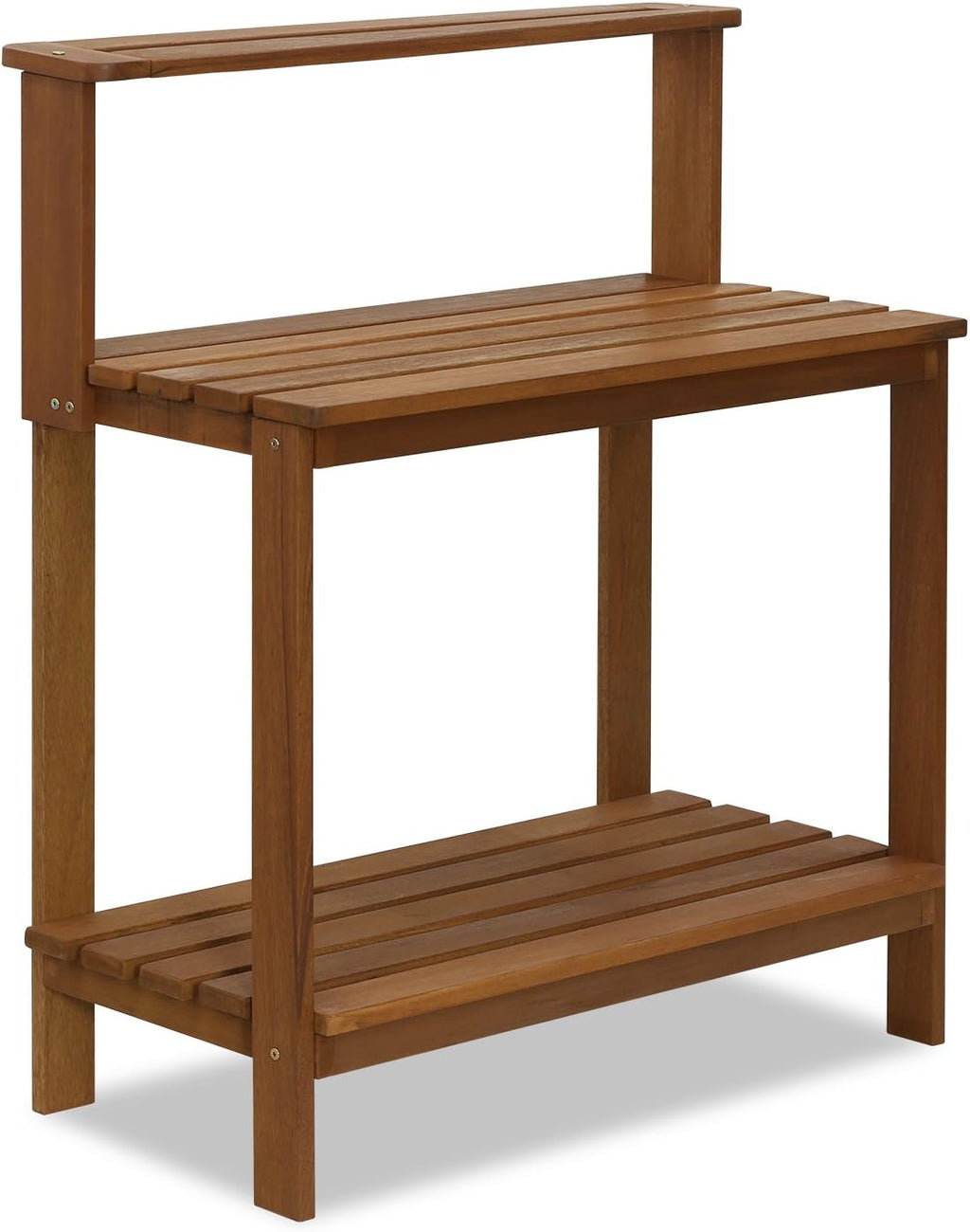 Tioman Outdoor Potting Bench with Storage Shelf, Natural