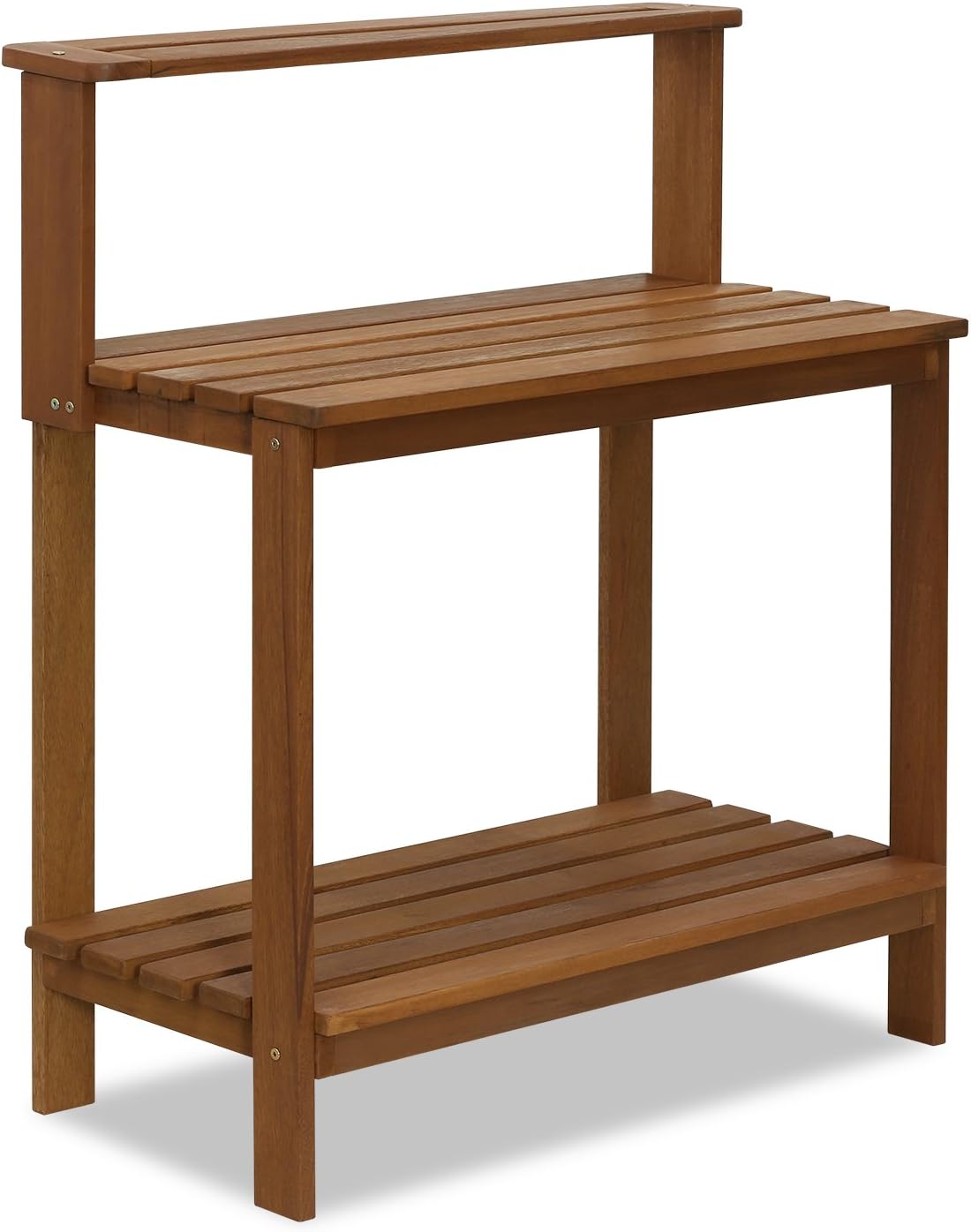 Tioman Outdoor Potting Bench with Storage Shelf, Natural