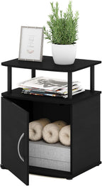 Jaya End Table, One, Black Wood