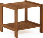 TIOMAN Outdoor Patio Table, 35.2" Wide, Natural