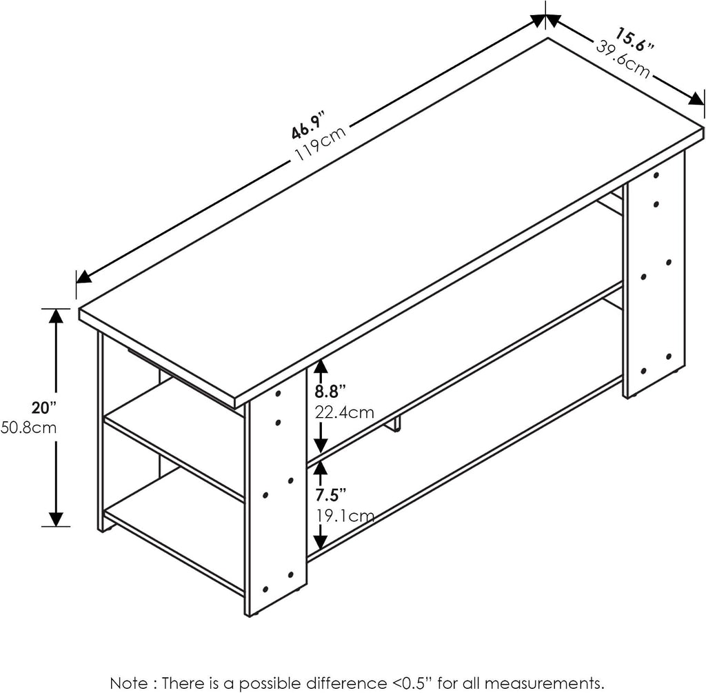 Jaya TV Stand, Espresso, 50