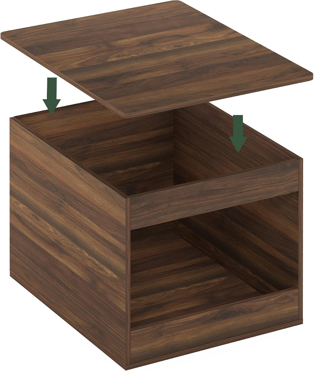 Peli Top Opening Litter Box Enclosure, Columbia Walnut