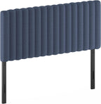 Roanne Upholstered Tufted Headboard, Denim, Full