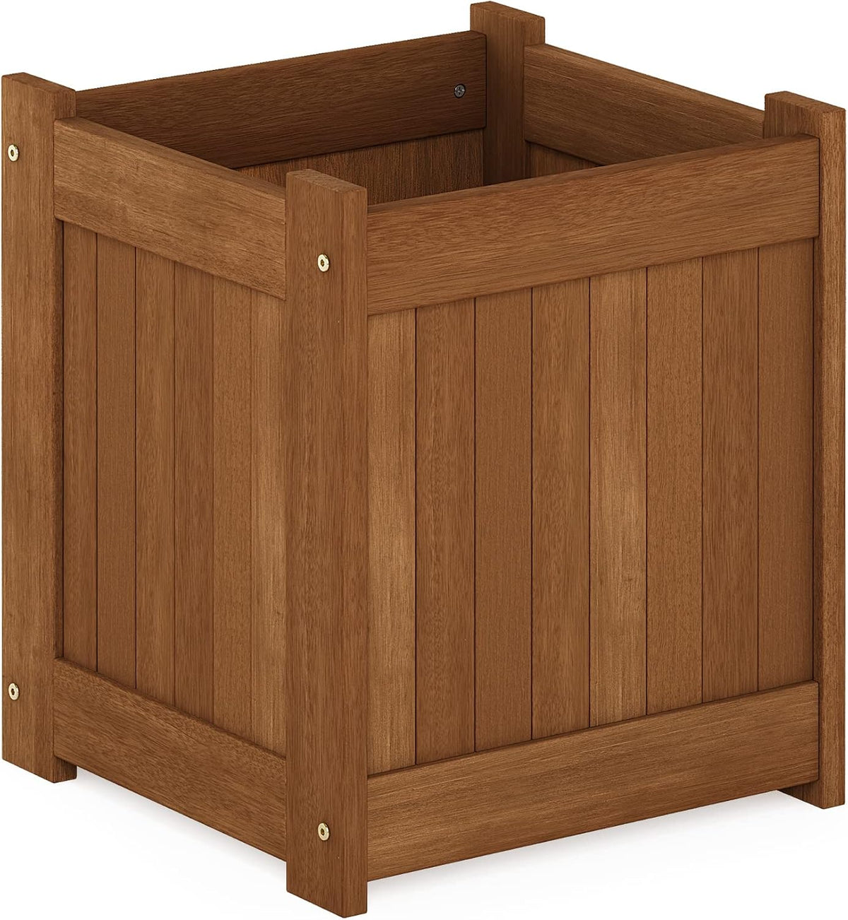 Cube Outdoor Planter Box, Natural