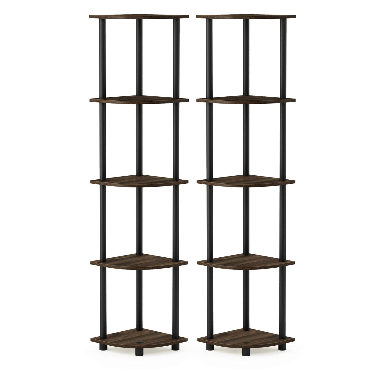 99152BE/WH/IV 3-Tier Go Green Multipurpose Storage Rack Shelving Unit Bookshelf Cabinet with 2 Bins, Beech Finish
