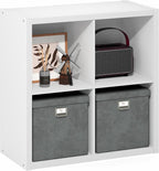 Cubic 4-Cube Closet Organizers and Storage, Closet Organizer, White