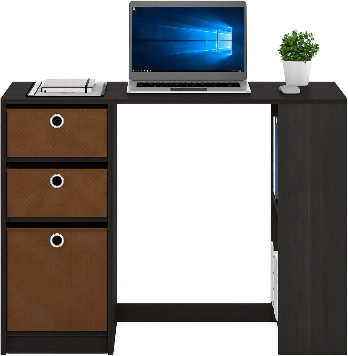 Computer Study Writing Desk, Espresso, Model:15110EXBR