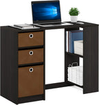 Computer Study Writing Desk, Espresso, Model:15110EXBR