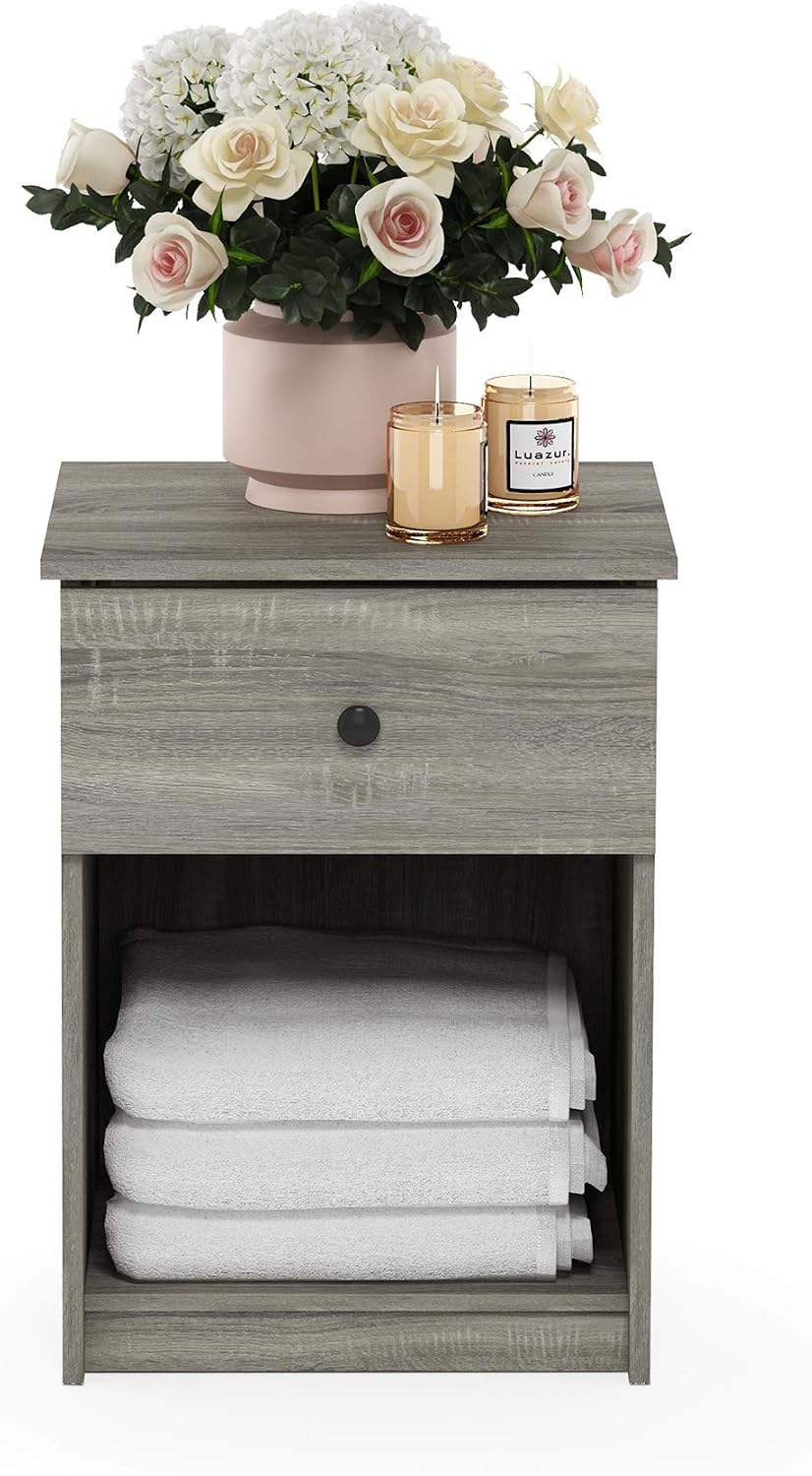Tidur Nightstand, 1-Pack, French Oak Grey