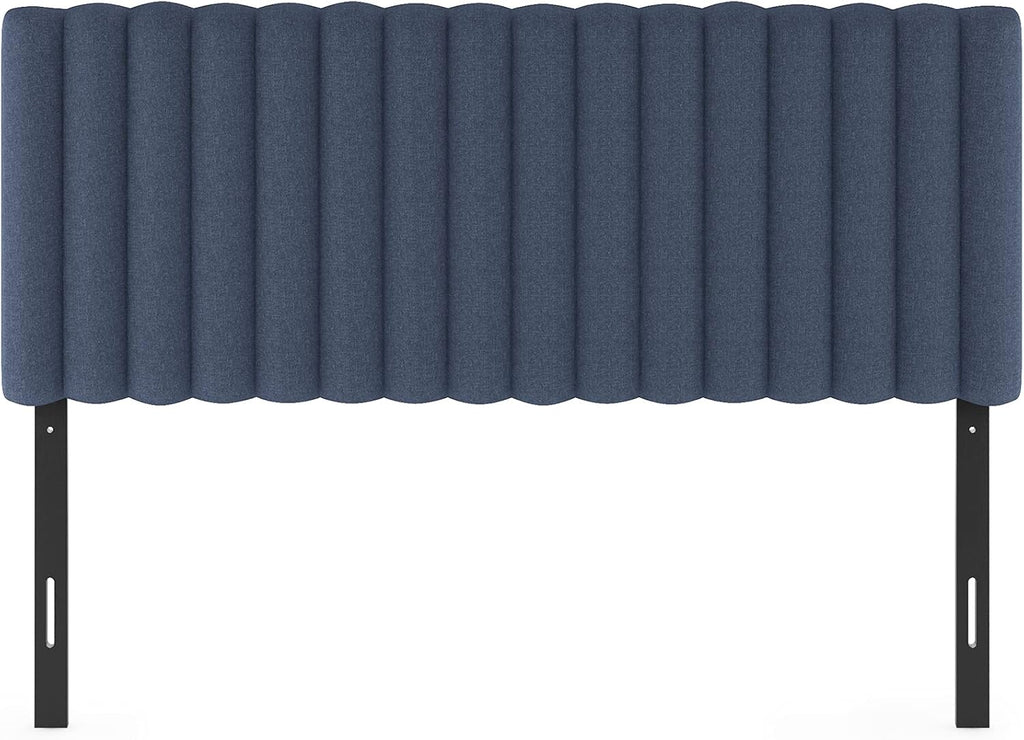 Roanne Upholstered Tufted Headboard, Denim, Full