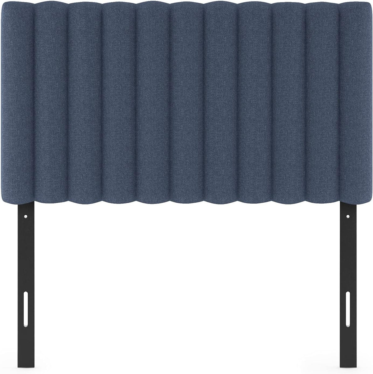Roanne Upholstered Tufted Headboard, Denim, Twin