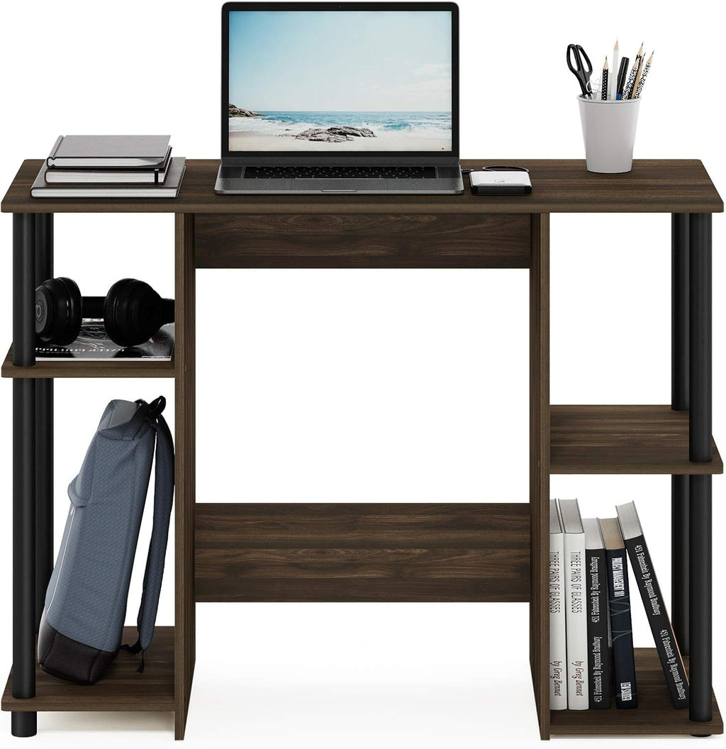 Jaya Computer Study Desk, Columbia Walnut/Black