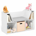 Viola 6-Cube Book Shelf, DIY Stackable Bookshelf, White