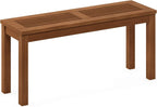 TIOMAN Outdoor Bench, Promo Backless Garden Bench, for Patio, Garden, Porch, 12 x 39 x 19, Natural