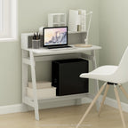 Simplistic A Frame Computer Desk, Regular, White