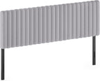 Roanne Upholstered Tufted Headboard, Denim, Full