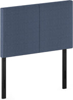Roanne Upholstered Headboard, Denim, Twin