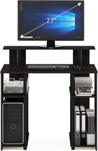 JAYA Simple Design Computer Writing Desk, Walnut