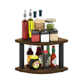 Turn-N-Tube Storage Shelves, 5-Tier Book Shelf, Corner Shelf, Toolless Open Shelves, for Organization and Storage, Living Room, Home Office, Hallway, Bedroom, Sonoma Oak