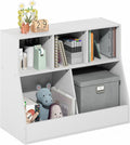 LUDER 5-Cube Small Book Shelf, White