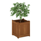 2-FG16450 Tioman Hardwood Flower Box, Two-Pack, Natural