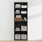 Reed Closet Organizers and Storage, 5-Tier Organizer, Black