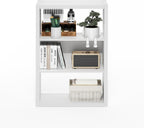 Viola Book Shelf, 3-Tier Bookshelf, Extra Thick Frame Bookcase with Open Shelf, Open Back Design, 11.3" x 23.2" x 35.9", for Living Room, Bedroom, Home Office, White