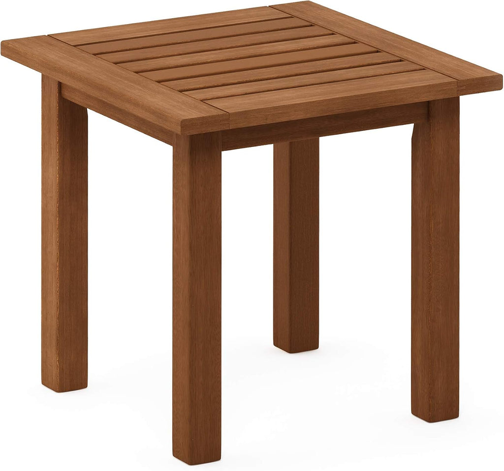 TIOMAN Outdoor Square Patio Table, Natural