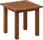 TIOMAN Outdoor Square Patio Table, Natural