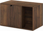 Peli Litter Box Enclosure, Columbia Walnut
