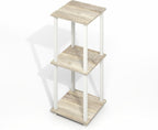 Simplistic Side Table Set of 2, End Table, Night Stand, Nightstand, Bedside Table, for Living Room, Bedroom, Light Oak