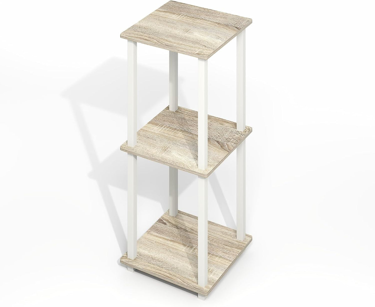 Simplistic Side Table Set of 2, End Table, Night Stand, Nightstand, Bedside Table, for Living Room, Bedroom, Light Oak