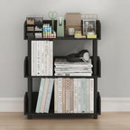 Turn-N-Tube Book Shelf, 3-Tier Bookshelf, Bookcases, Espresso