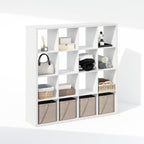 Cubic Extra Thick 16-Cube Closet Organizers and Storage, White
